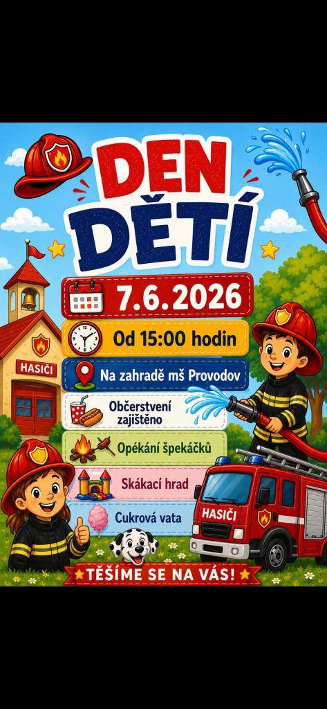 tradiční odpoledne pro děti v zahradě MŠ, které pořádá ZŠ a MŠ