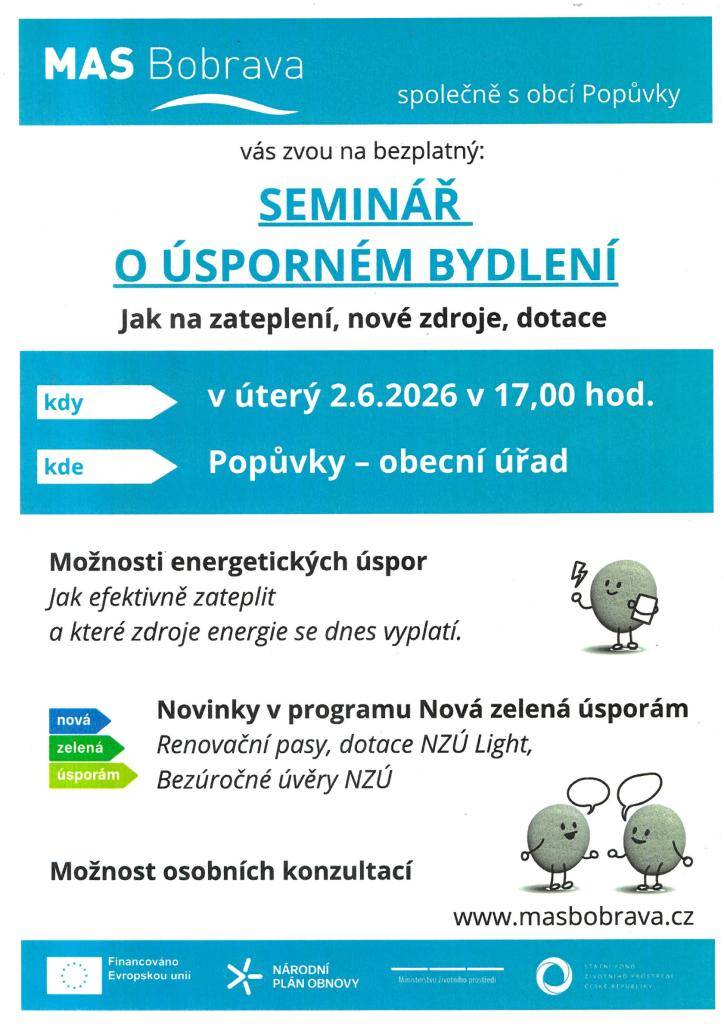 Seminář o úsporném bydlení