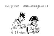 Napoleon dnes poprvé četl komentáře na Facebooku