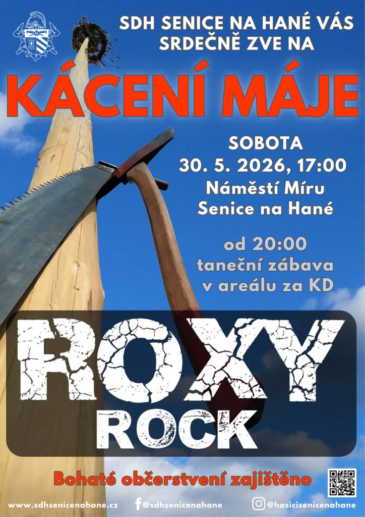 a taneční zábava od 20 hod. v areálu za KD