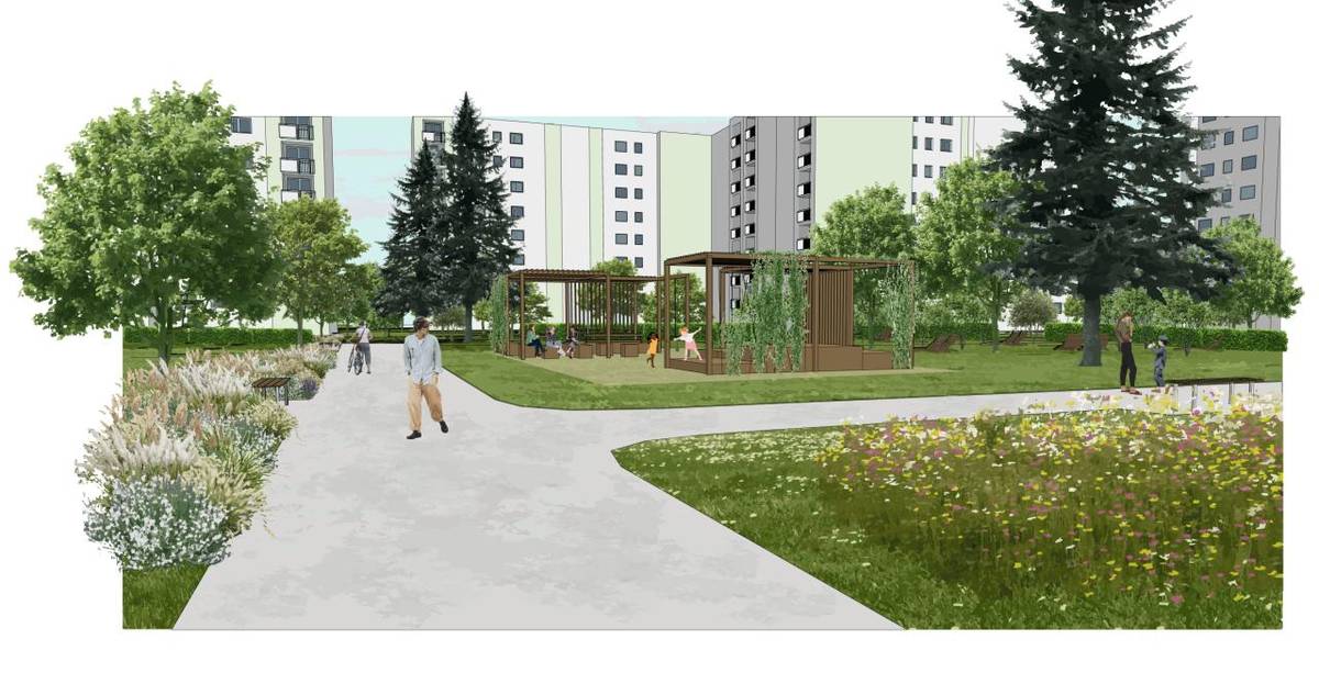 Projekt revitalizácie vnútrobloku na sídlisku Adama Trajana postúpil medzi päť najlepších návrhov grantového programu „Zazelenaj svoje mesto“. O budúcnosti priestoru po bývalej 8. základnej škole rozhodovali aj samotní obyvatelia.