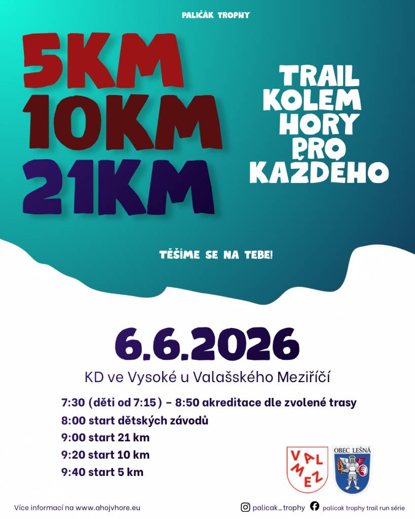 proběhne 6.6.2026 v KD ve Vysoké