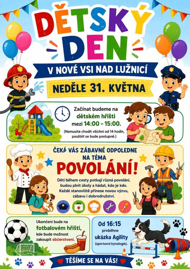 Dětský den v Nové Vsi nad Lužnicí