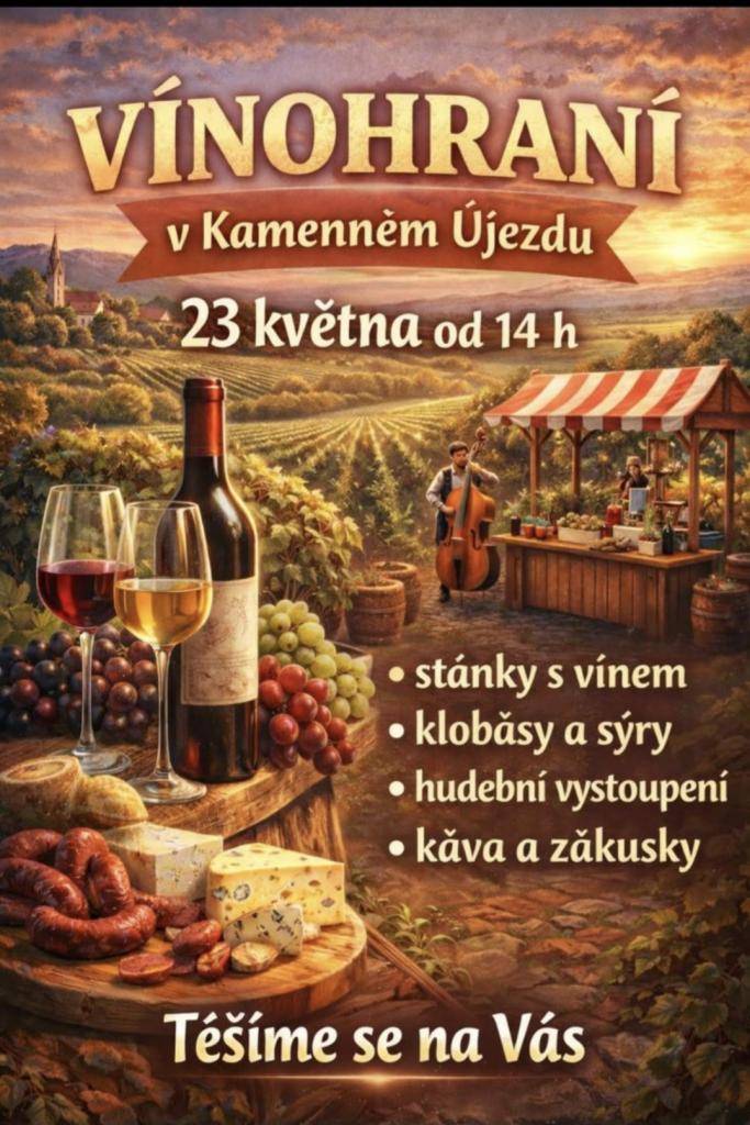 Obec Kamenný Újezd Vás srdečně zve na VÍNOHRANÍ