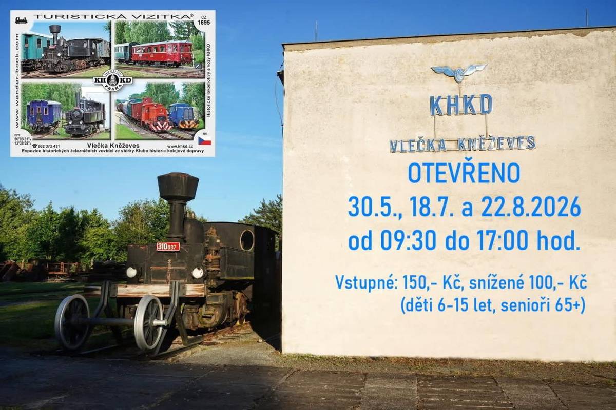 dle jízdního řádu, muzeum Kněževes - otevřeno 30.5.,18.7.,22.8.