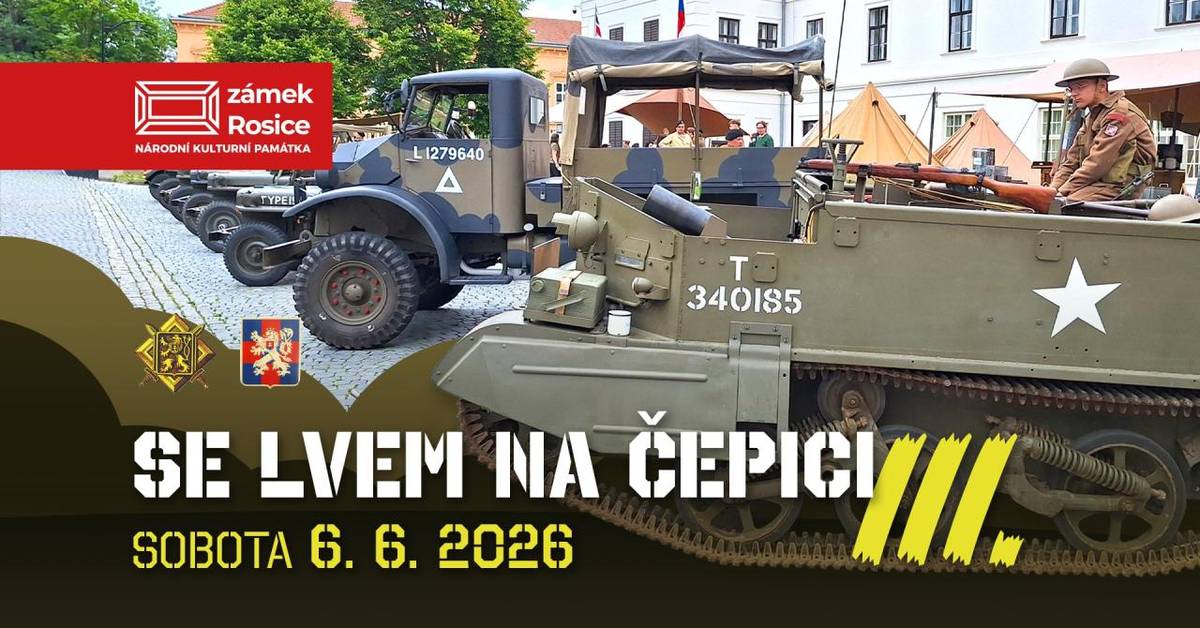 Třetí ročník akce "Se lvem na čepici", která se odehraje v Rosicích 6. 6. 2026...