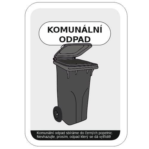 📢 Upozorňujeme občany, že zítra 25. 5. 2026 proběhne pravidelný svoz komnálního odpadu. Prosíme, připravte popelnice k vyprázdnění včas. Děkujeme za spolupráci.