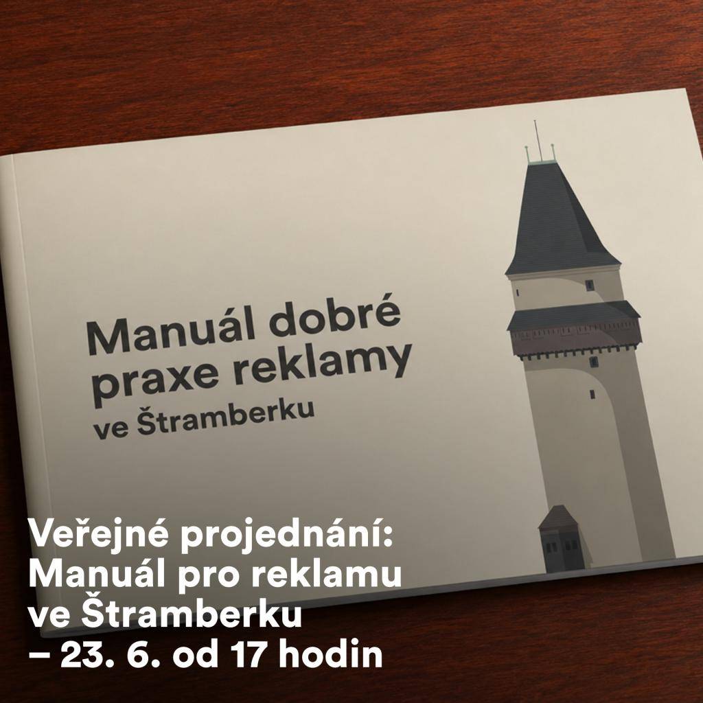 Město Štramberk zve podnikatele, majitele provozoven i veřejnost na setkání a představení Manuálu dobré praxe reklamy ve Štramberku. Setkání se uskuteční 23. června od 17 hodin v Kulturním domě ve Štramberku.