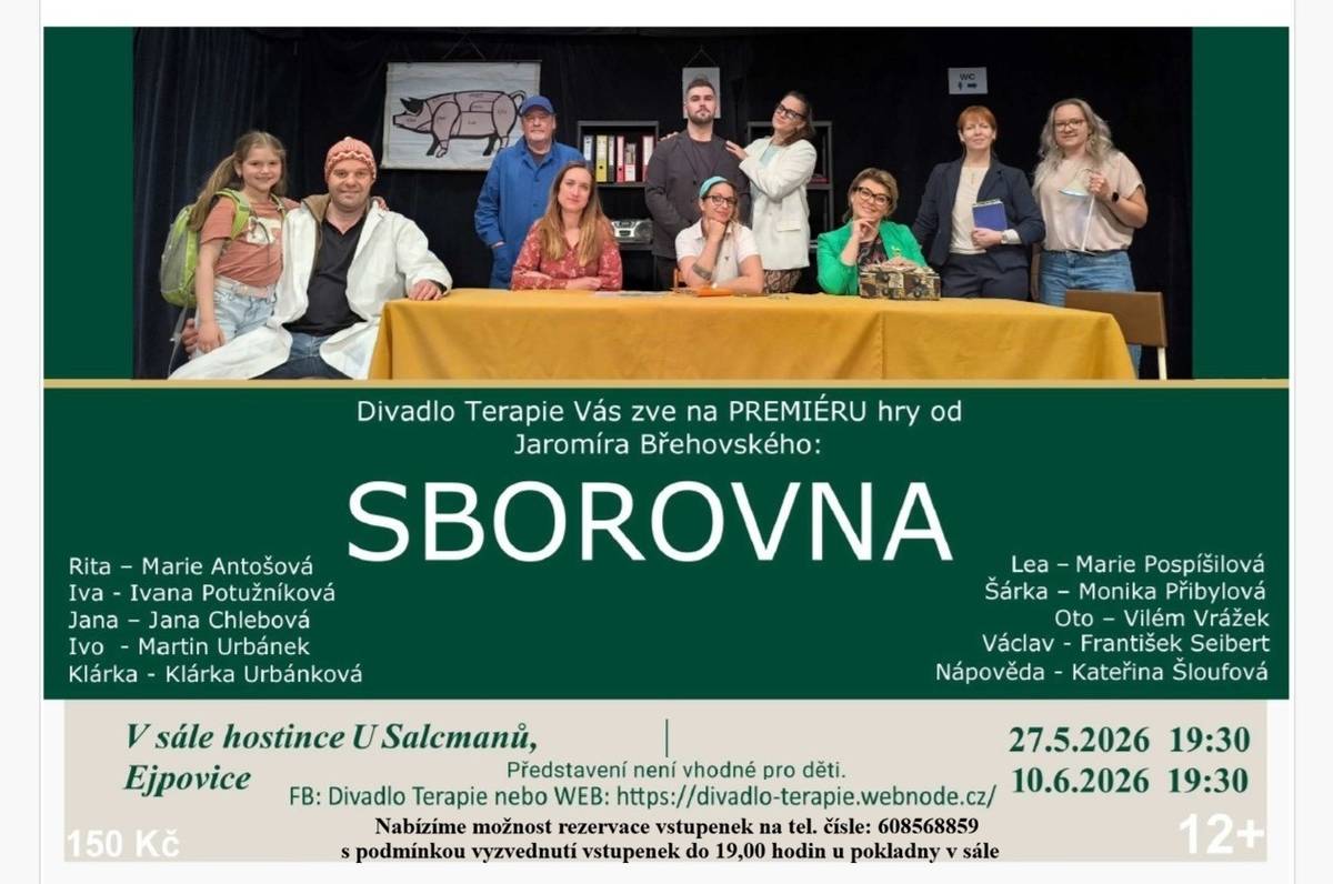 Divadlo Terapie uvádí premiéru hry Jaromíra Břehovského