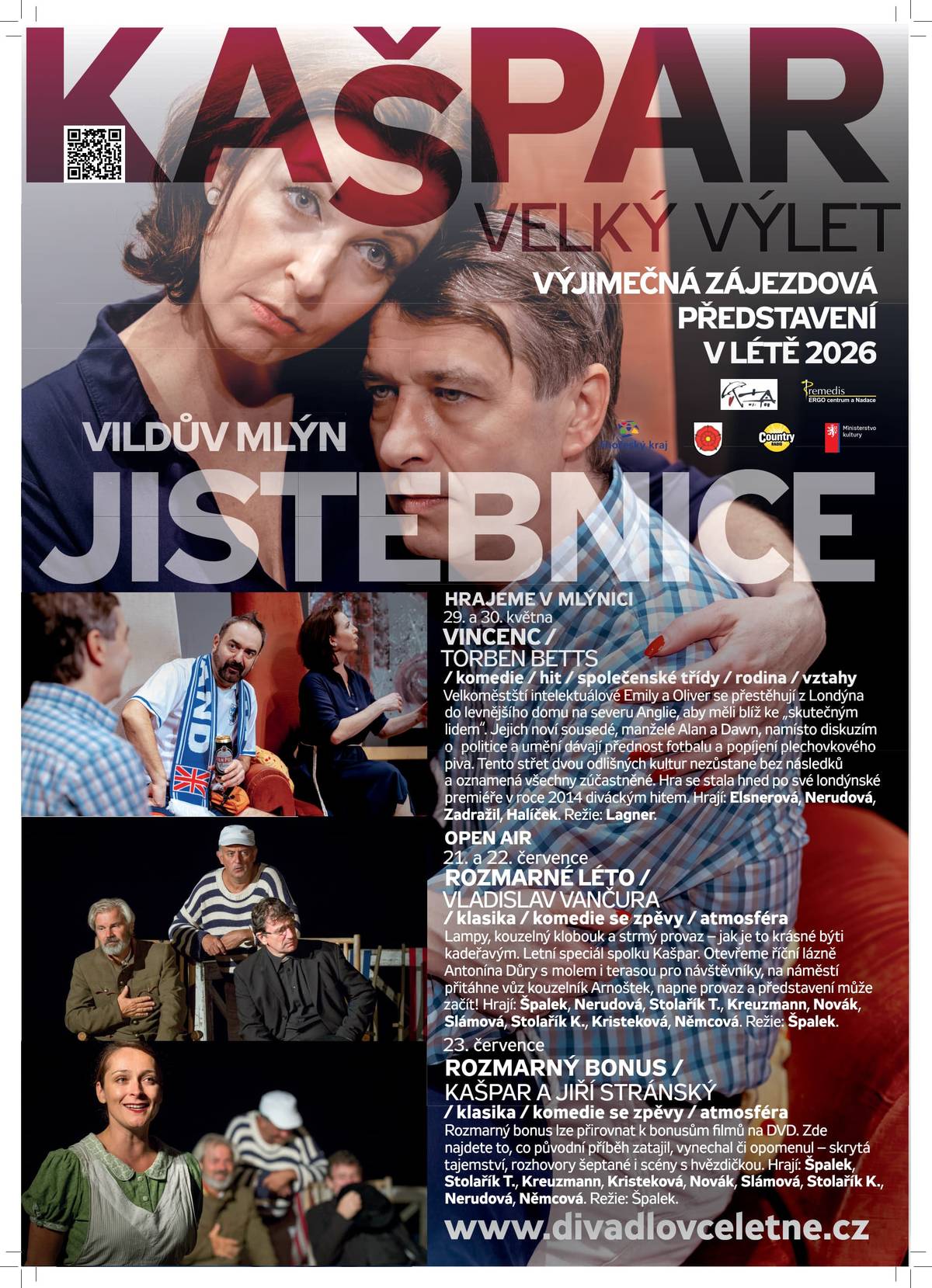 29., 30. května 2026 od 20:00 hod. - Vildův mlýn Jistebnice