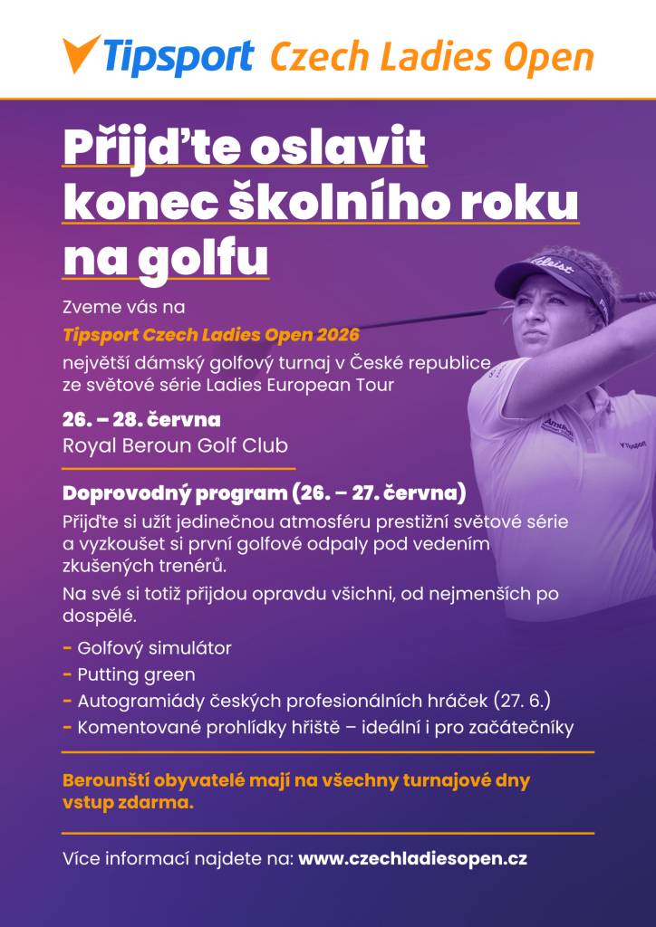 Tipsport Czech Ladies Open 2026, největší dámský golfový turnaj v České republice, ze světové série Ladies European Tour, který se koná  26.–28. června  v Royal Beroun Golf Club.