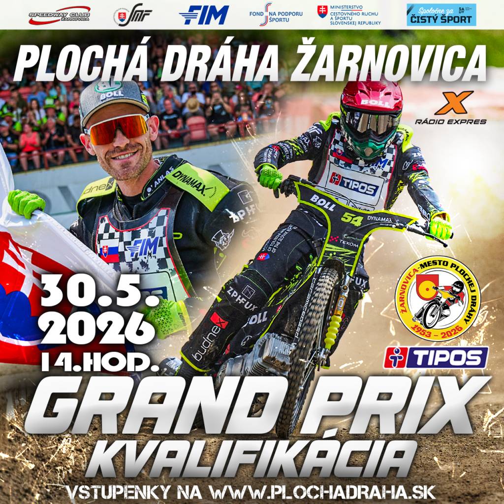 Plochá dráha Žarnovica pozýva.