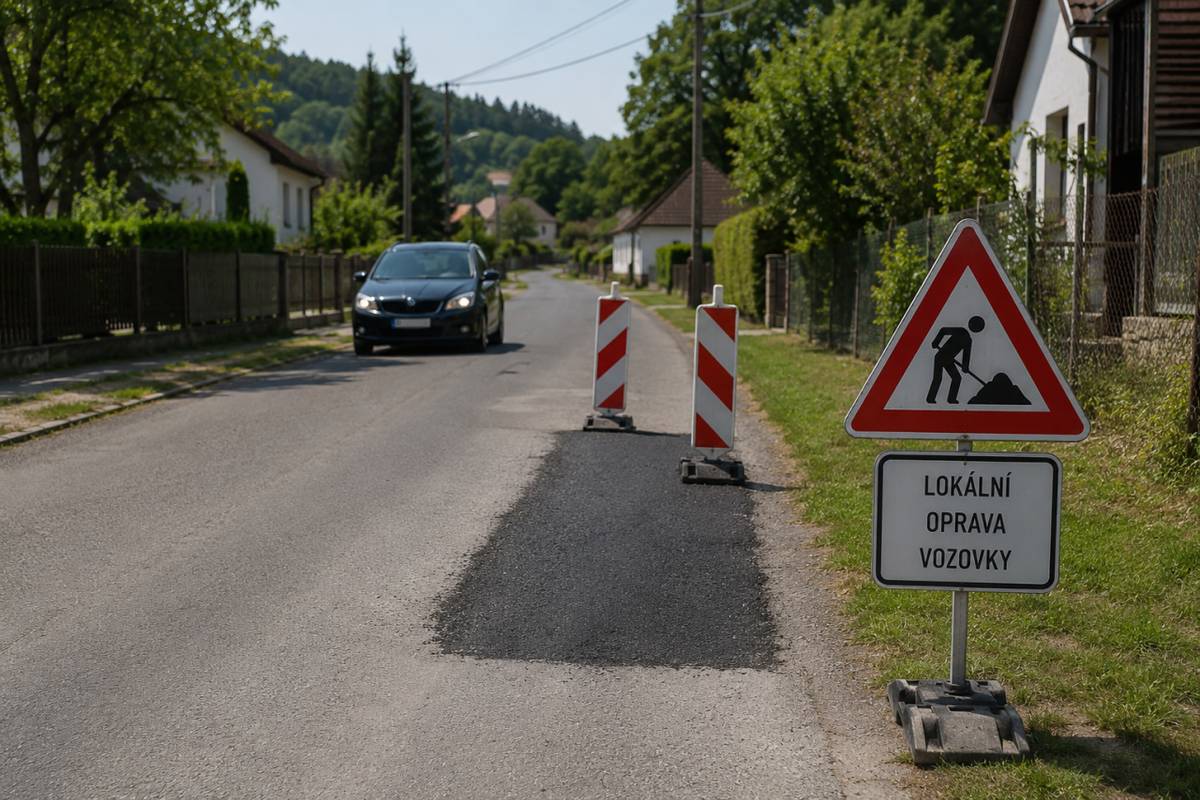 Od pondělí 24.5. budou probíhat lokální opravy povrchů místních komunikací v majetku obce.