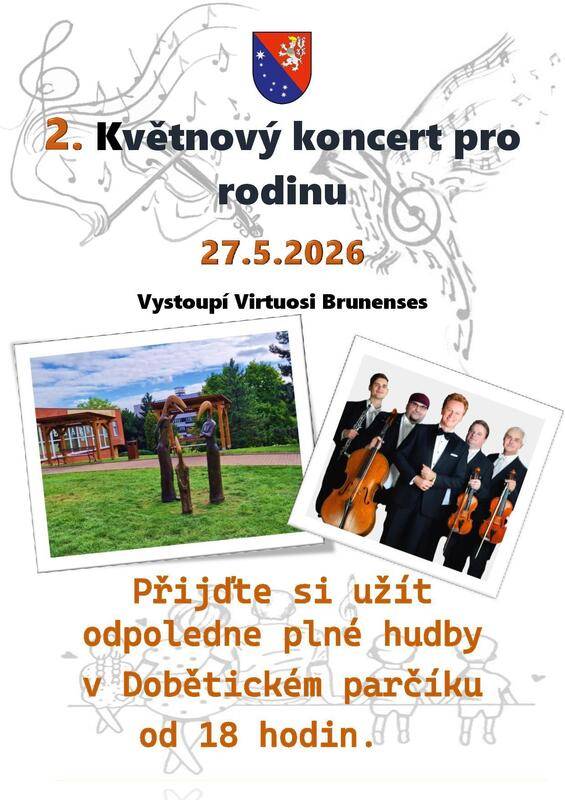 Městský obvod Severní Terasa pro vás pořádá rodinný koncert.  Srdečně zveme rodiny, přátele, sousedy i kamarády.