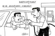 Dojemné ceny benzínu