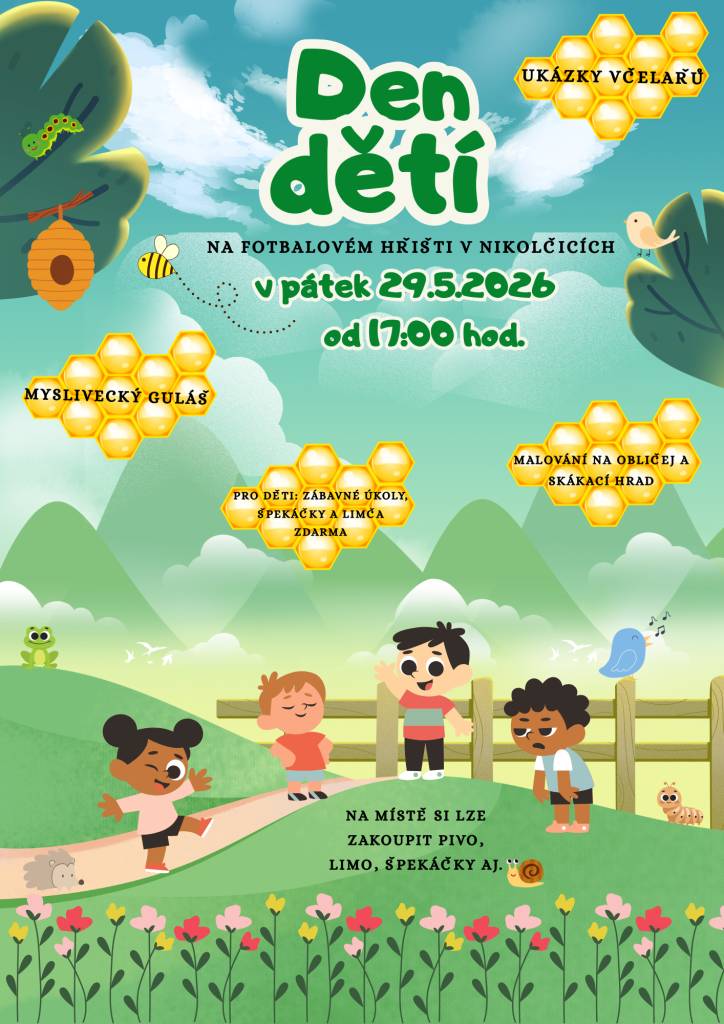 v pátek 29.6.  v 17:00 hod.  na fotbalovém hřišti