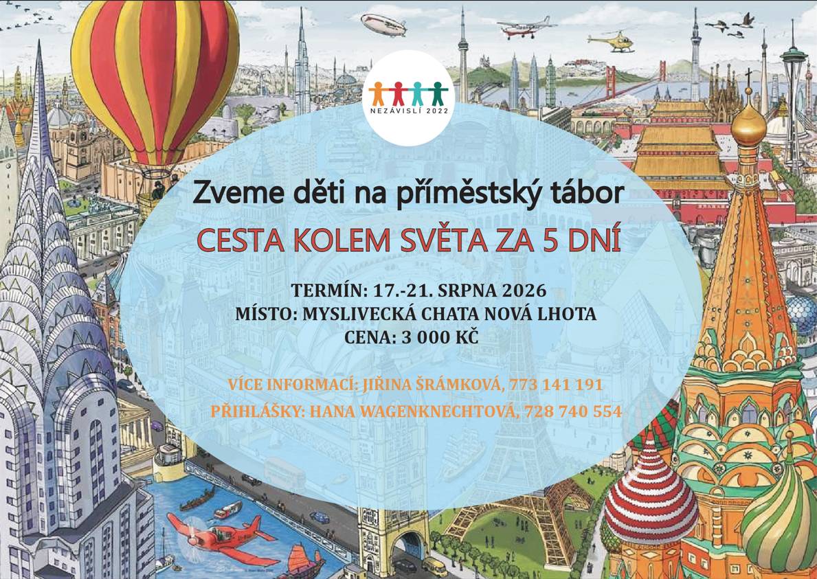 Příměstský tábor "Cesta kolem světa za 5 dní"