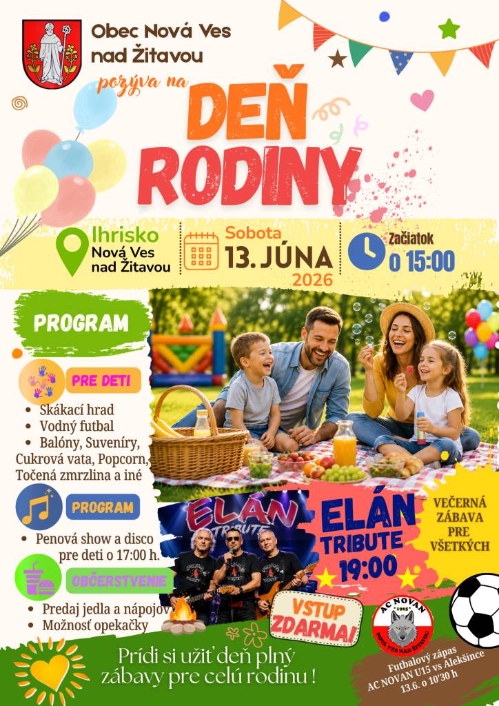 Deň rodiny dňa  13. 6. 2026