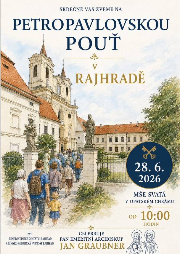 28.6.2026 Mše svatá v Opatském chrámu od 10:00