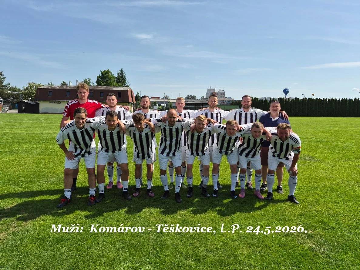 Komárov - Těškovice  4:3 (4:1)