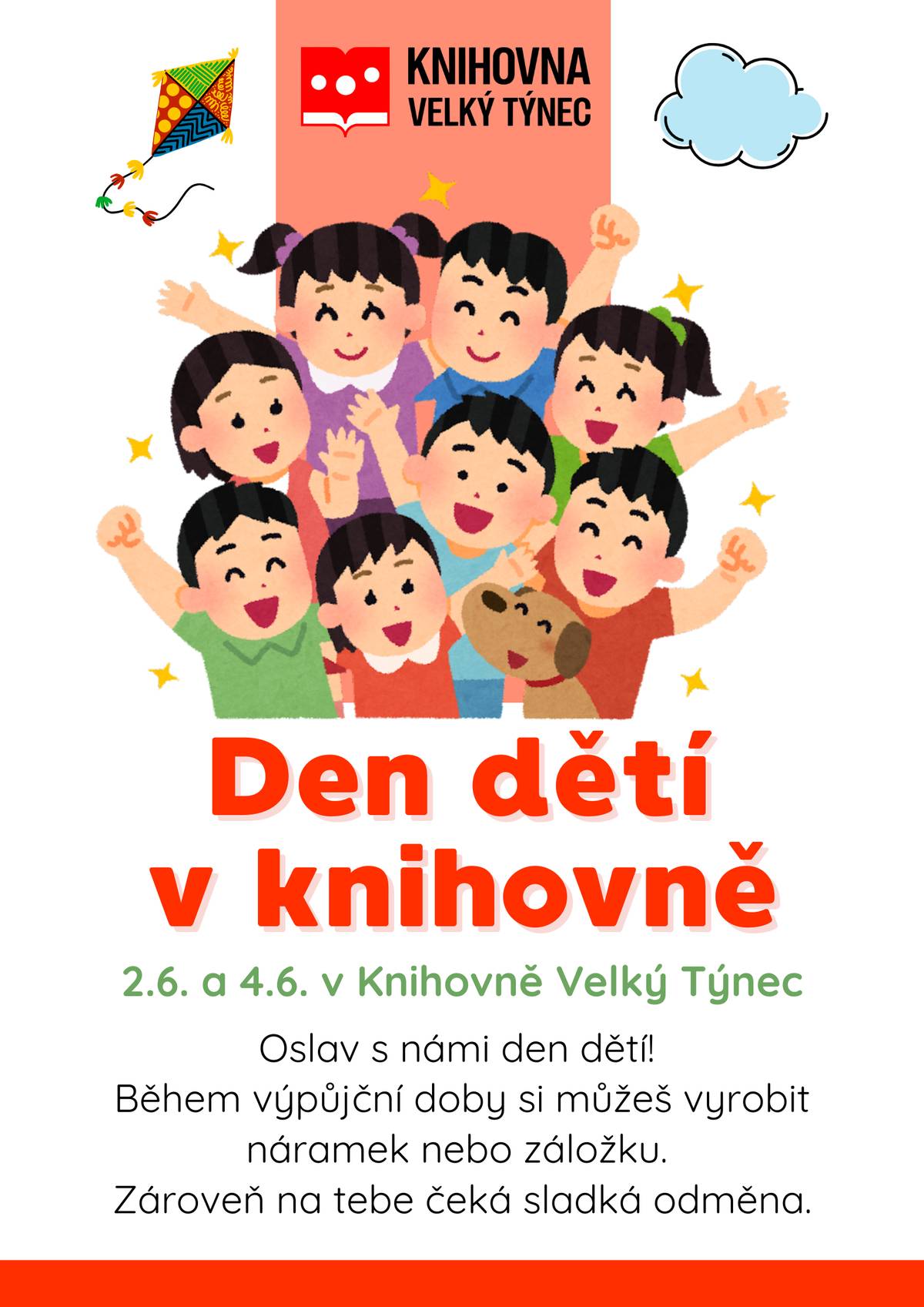 2.6. a 4.6.2026, Knihovna Velký Týnec
