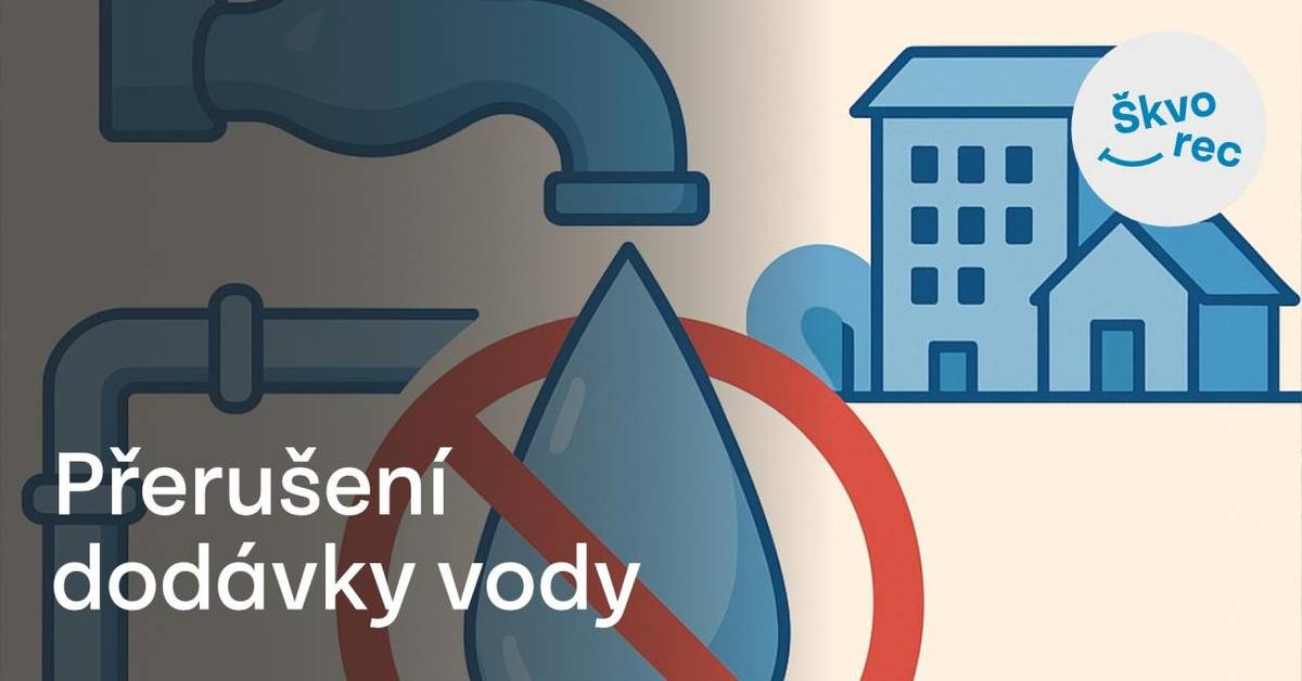 Vak Beroun oznamuje, že z důvodu velkých spotřeb vody a limitů čerpací stanice v Květnici může ve Škvorci a Třebohosticích docházet ke snížení tlaku vody, případně až k odstávkám vody. Od: 26. 5. 2026 17:00 Do: 26. 5. 2026 23:00  V případě dalších dotazů prosím kontaktujte:  Dispečink 311 747 120 Zákaznická linka: 800 100 663 poruchy@vakberoun.cz www.vakberoun.cz