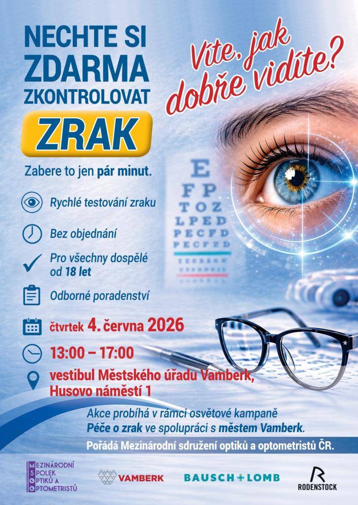 Nechte si zdarma zkontrolovat zrak.