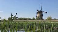 Větrné mlýny v Kinderdijk