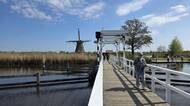 Větrné mlýny v Kinderdijk