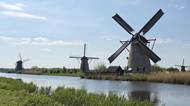 Větrné mlýny v Kinderdijk