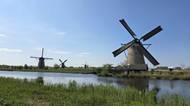 Větrné mlýny v Kinderdijk