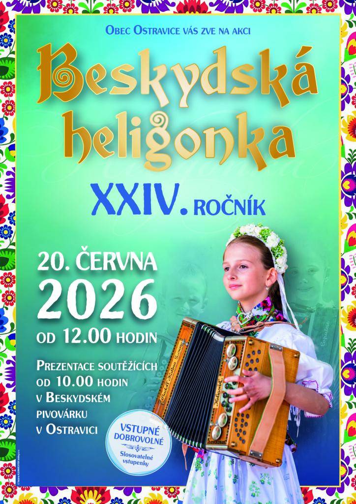Obec Ostravice Vás zve na XXIV. ročník Beskydské heligonky