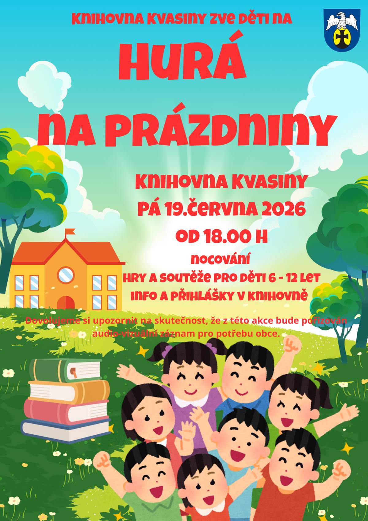 ocování, hry a soutěže v knihovně