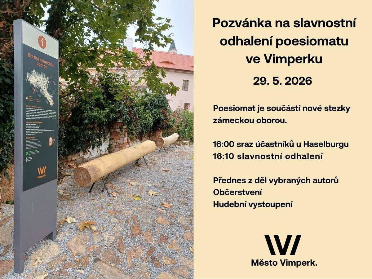 Slavnostní odhalení s přednesem děl vybraných autorů. 16:00 sraz u Haselburgu 16:10 slavnostní odhalení