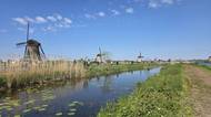 Větrné mlýny v Kinderdijk