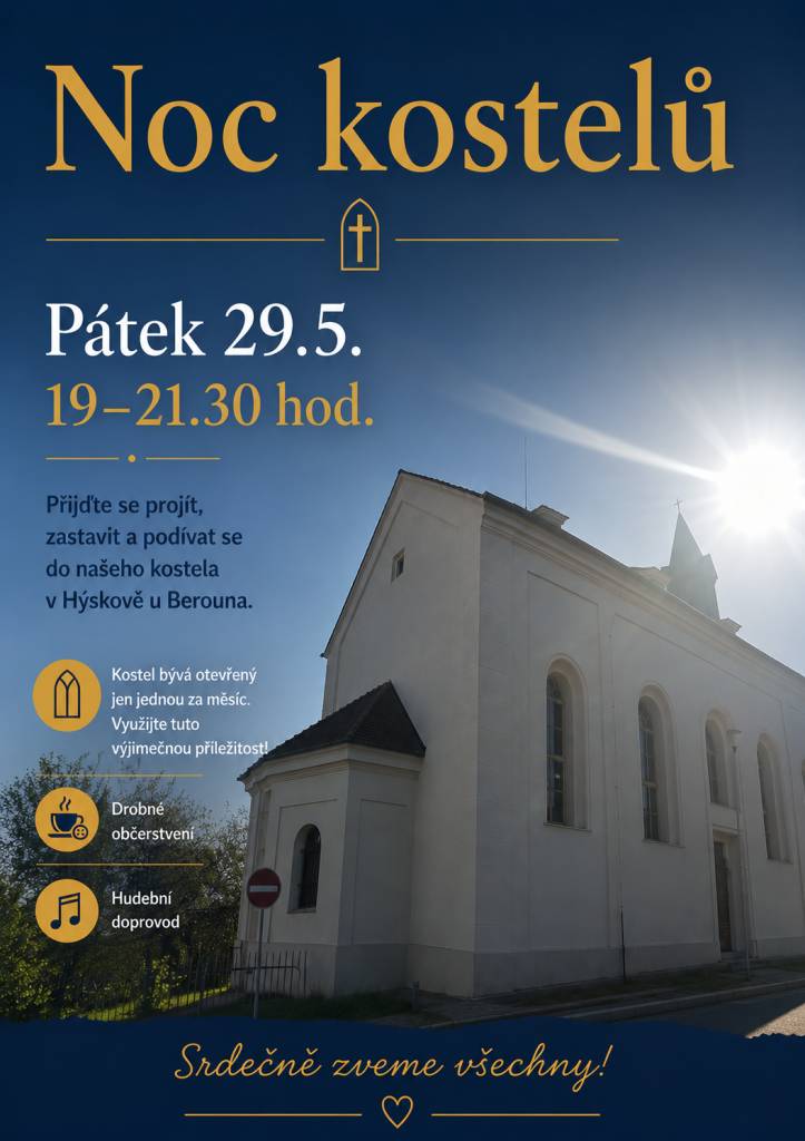 Otevření kostela v rámci akce Noc kostelů