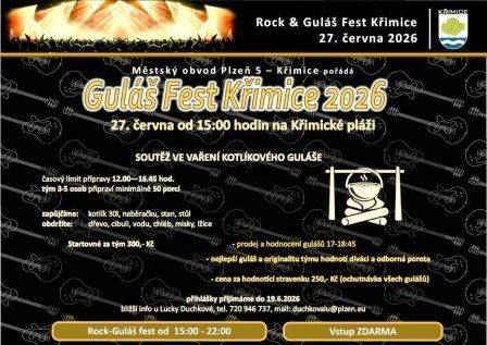 Pozvánka na letošní Guláš Fest Křimice