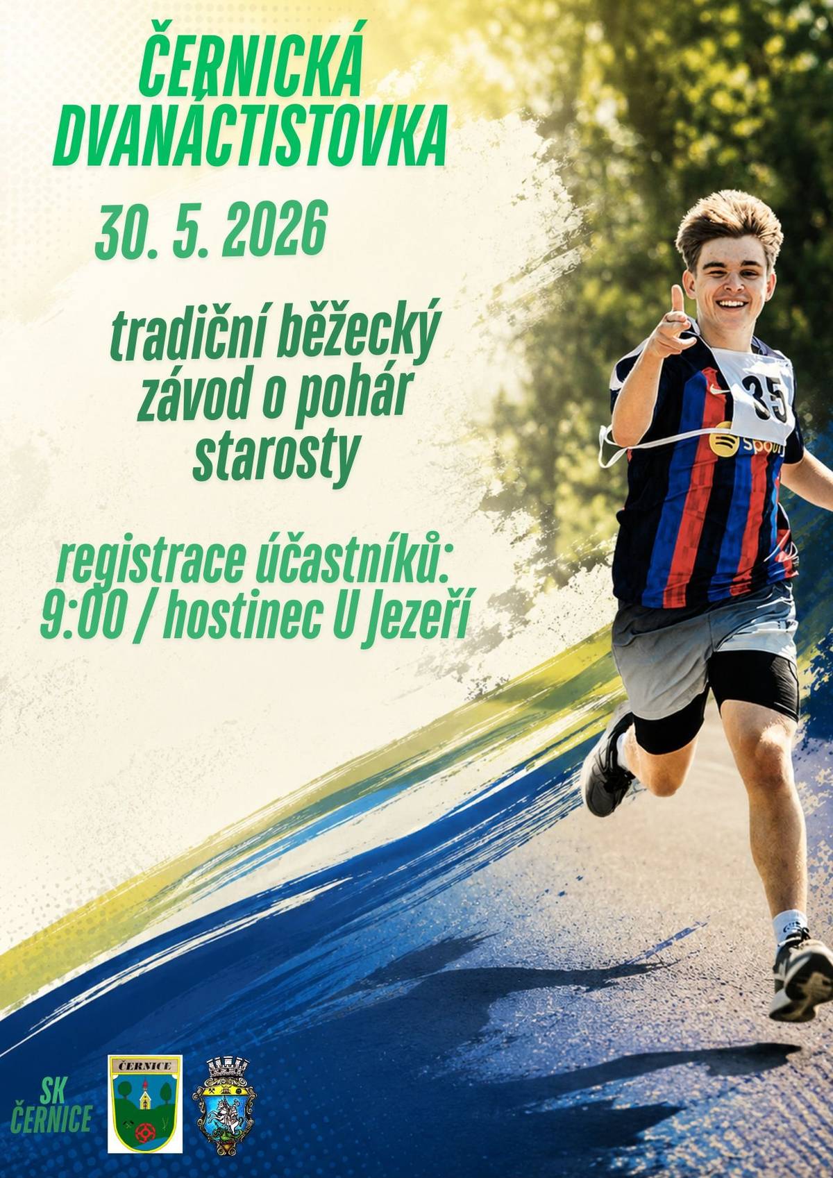 Vážení obyvatelé Horního Jiřetína a Černic, srdečně zveme na nadcházející akce: 30. 5. Černická dvanáctistovka – registrace běžců od 9:00 u černického hostince // 30. 5. Den dětí v Černicích – program pro děti od 14:00 (pohádkový les, nafukovací atrakce, malování na obličej, soutěže, kreativní dílničky, DJ) // 30. 5. Spanilá jízda TRUCK TRIAL TEAM HORNÍ JIŘETÍN – startuje u kulturního domu ve 14:30. Info: www.hornijiretin.cz, Facebook Horní Jiřetín kulturní.