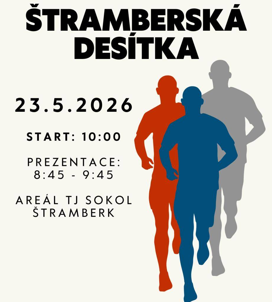 Vážení občané,  přinášíme vám výsledky z tradičního závodu „Štramberská desítka“, který se uskutečnil v sobotu 23. května 2026.  Naleznete je v přiloženém PDF souboru.