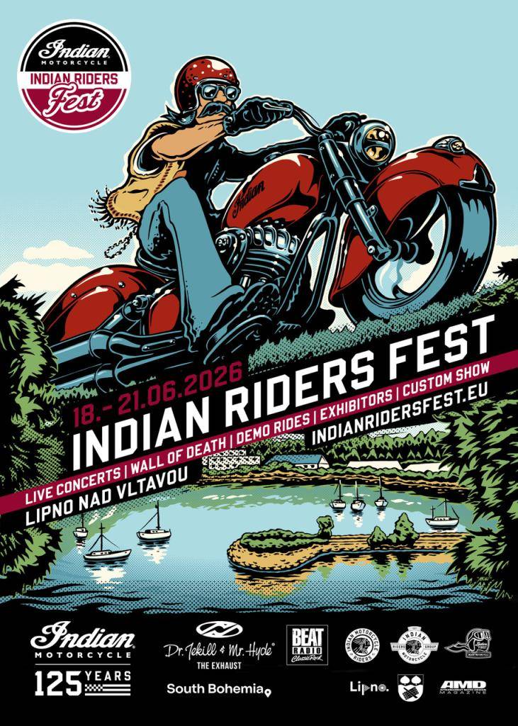 Dne 20. června 2026 se  naší obcí projede Spanilá jízda motocyklů značky Indian Motorcycle v rámci festivalu Indian Riders Fest.