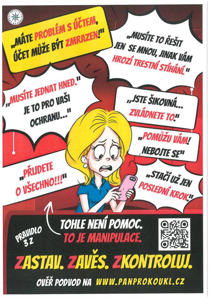 Podvod lze ověřit na:  www.panprokoukl.cz