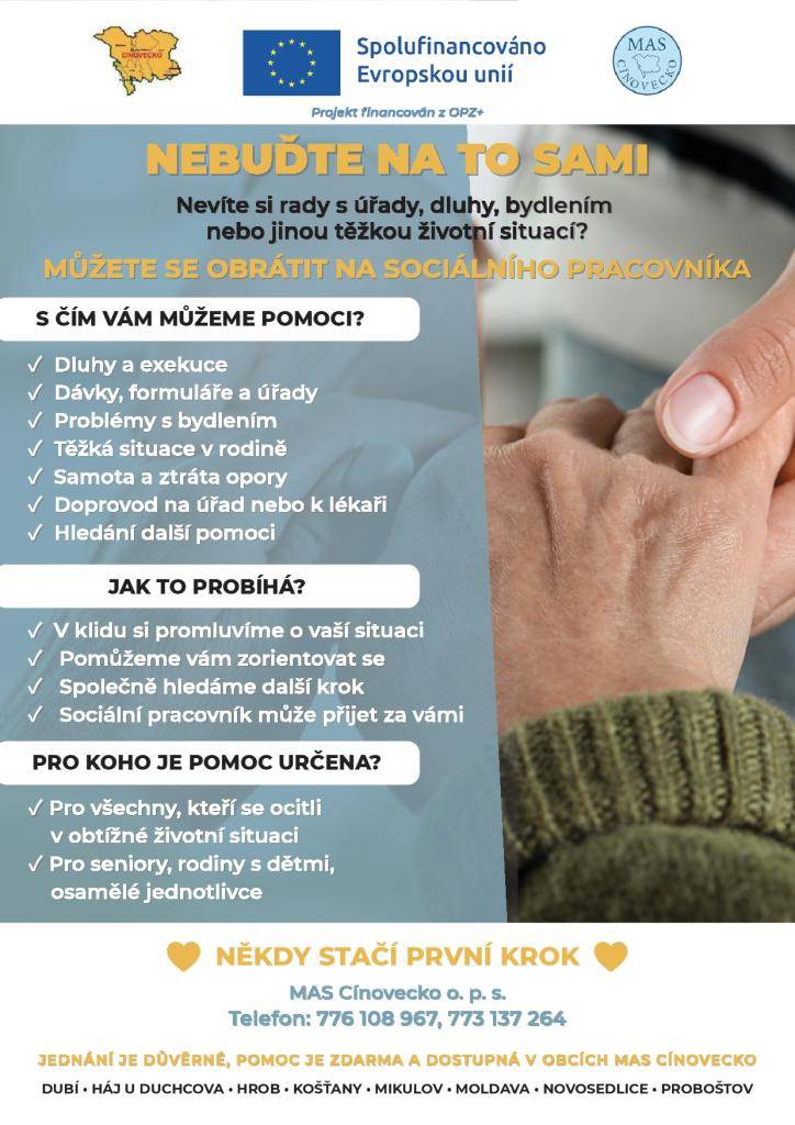 Sociální pracovník MAS Cínovecko