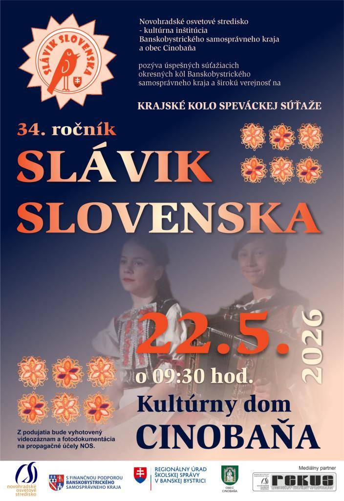 34. ročník SLÁVIK SLOVENSKA