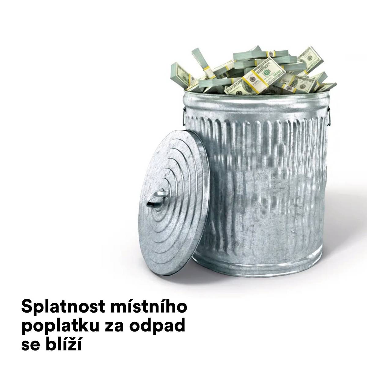 Vážení občané,  upozorňujeme, že splatnost místního poplatku za obecní systém odpadového hospodářství je splatný k 30.06.2026. Prosíme, proto abyste si zkontrolovali, zda jste platbu učinili a pokud nikoli abyste tak provedli do výše uvedeného data. Výše poplatku na osobu činní 840 Kč, nebo pro osoby 0–18 let včetně a 65+ ve výši 420 Kč. Poplatek lze uhradit na pokladně města, a to hotově nebo kartou (PO a ST v době 8–12hod a 13–17hod).  Pro platbu na bankovní účet č. 19-1765166349/0800 je nutno znát svůj variabilní symbol (neměnný po celou dobu trvalého pobytu ve městě), lze jej dohledat také na potvrzení o platbě na pokladně z let minulých. Děkujeme.