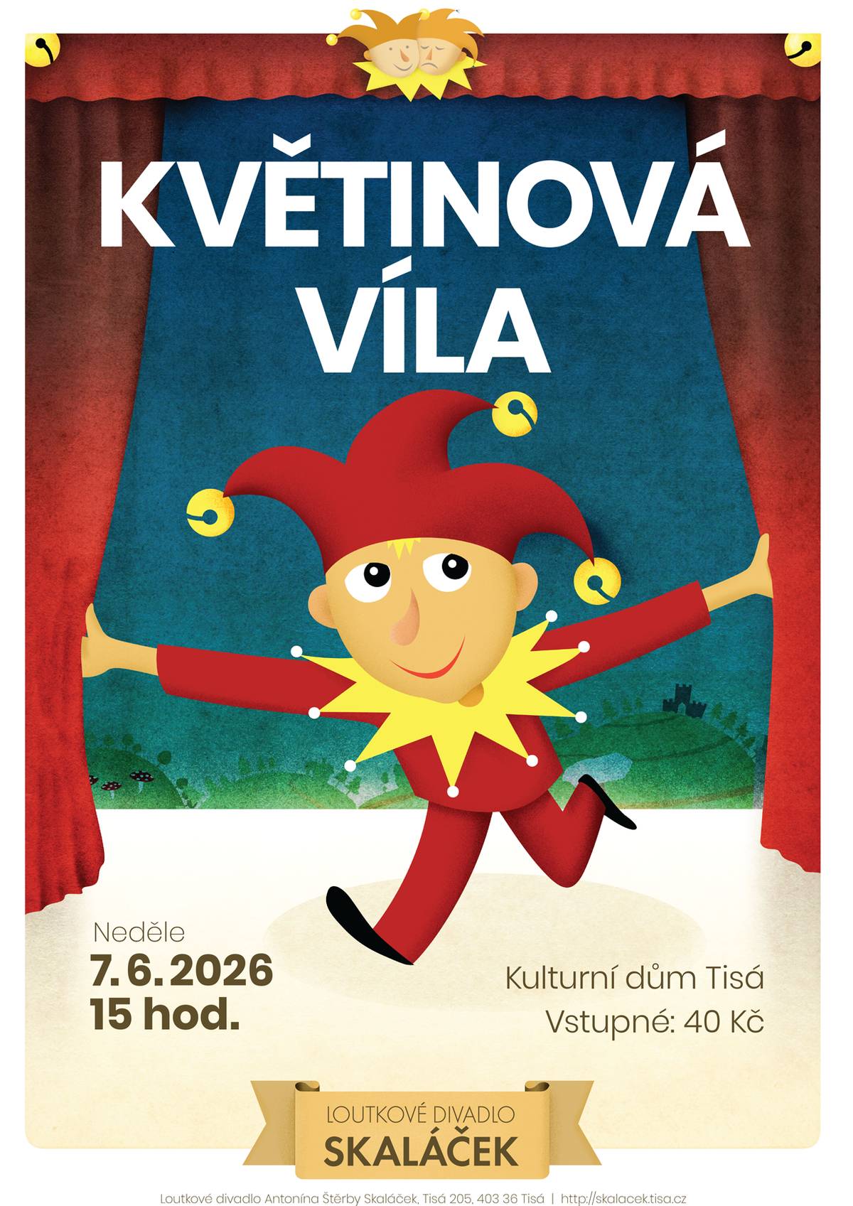 Zveme na loutkovou pohádku s písničkami.