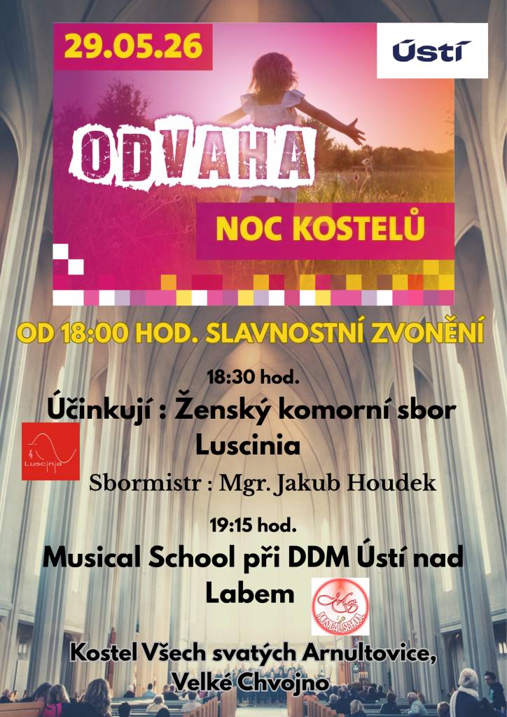 29.5.2026 se koná v kostele Všech svatých v Arnultovicích  Noc kostelů. Srdečně zve Farnost a Kulturní komise.