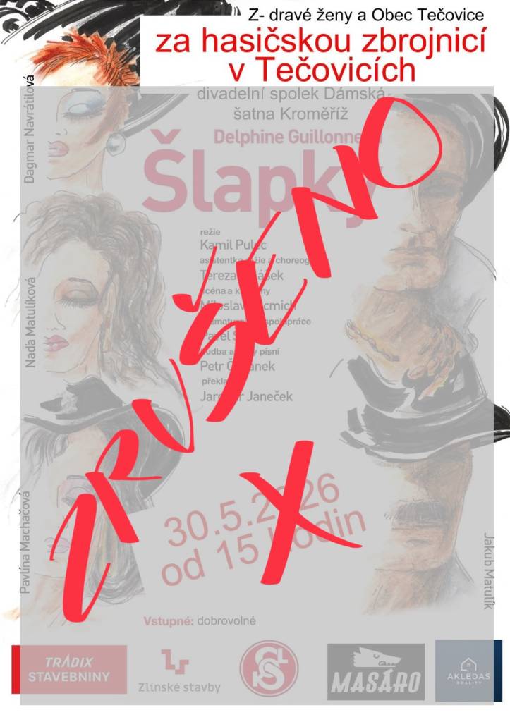 Oznamujeme občanům, že z důvodu nemoci je plánované divadelní představení - ZRUŠENO.  Děkujeme za pochopení.