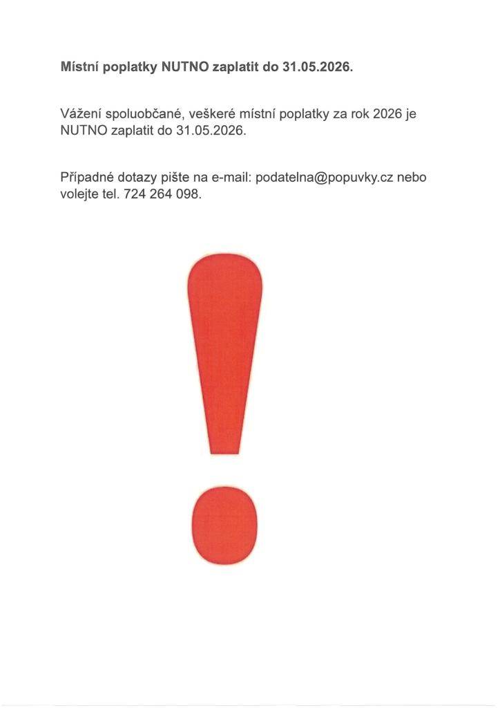 Poplatky 2026