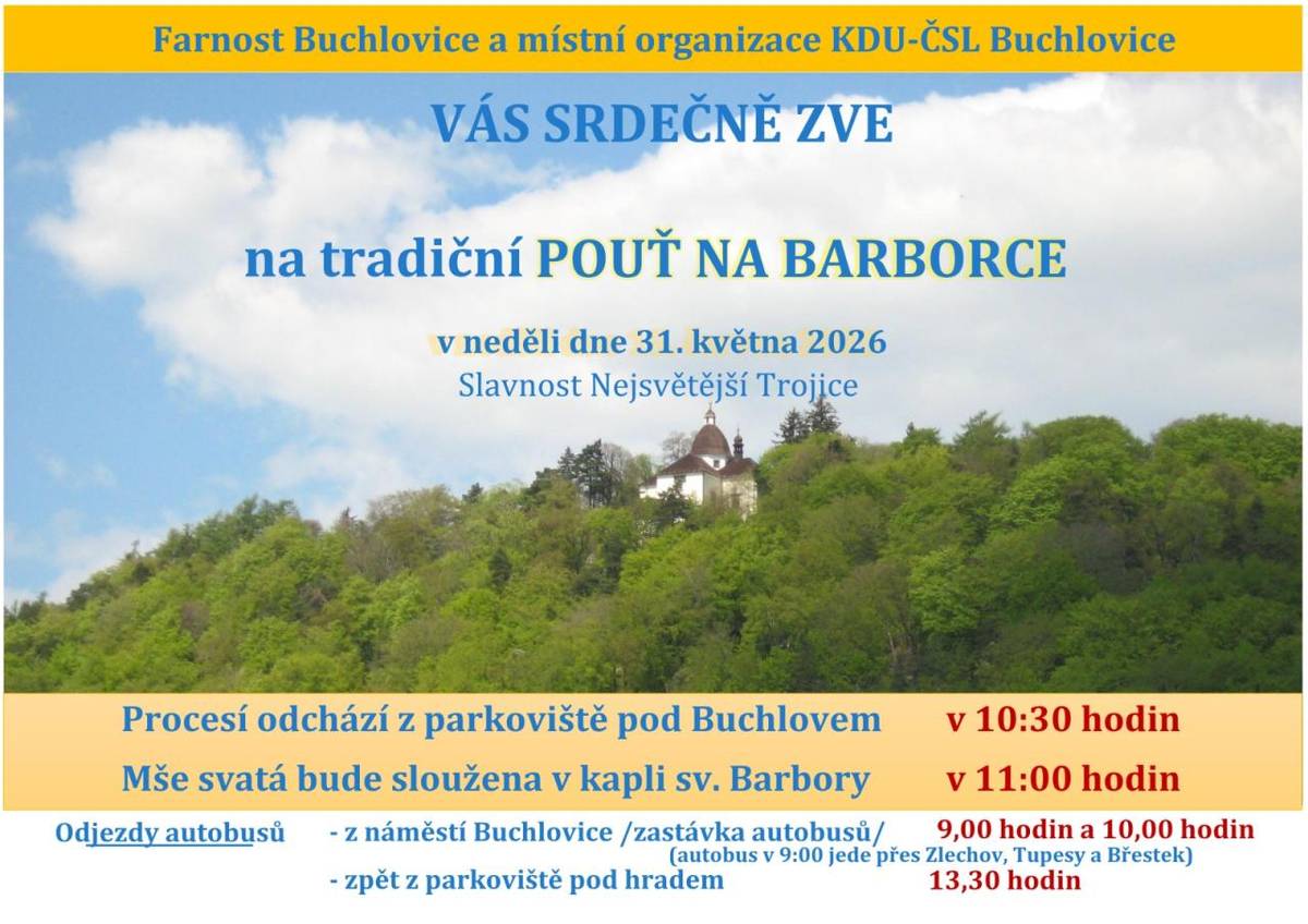 - v neděli 31.5.2026