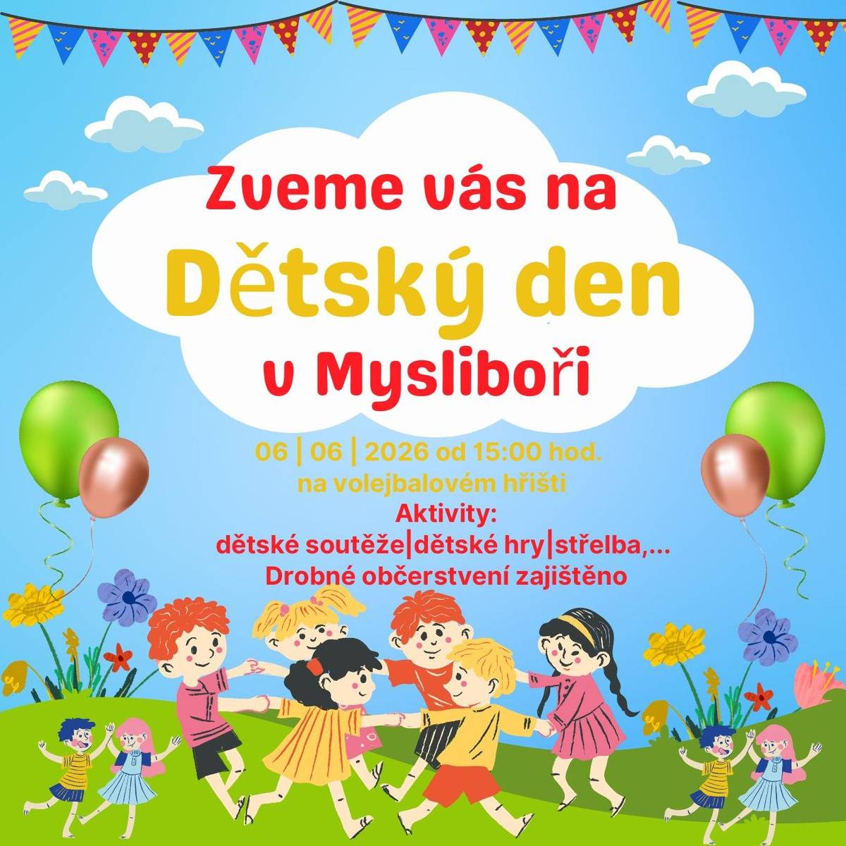 6. června 2026 vás od 15:00 hod. zveme do Mysliboře